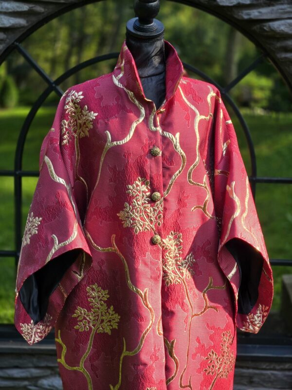 kimono/mantel d 22 "zen puu" punane