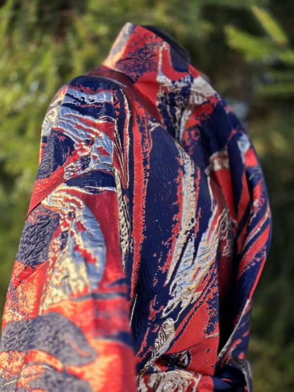 kimono d 9 punane sinine abstrakt