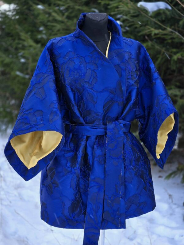 kimono d 9 "press roosa" sinine