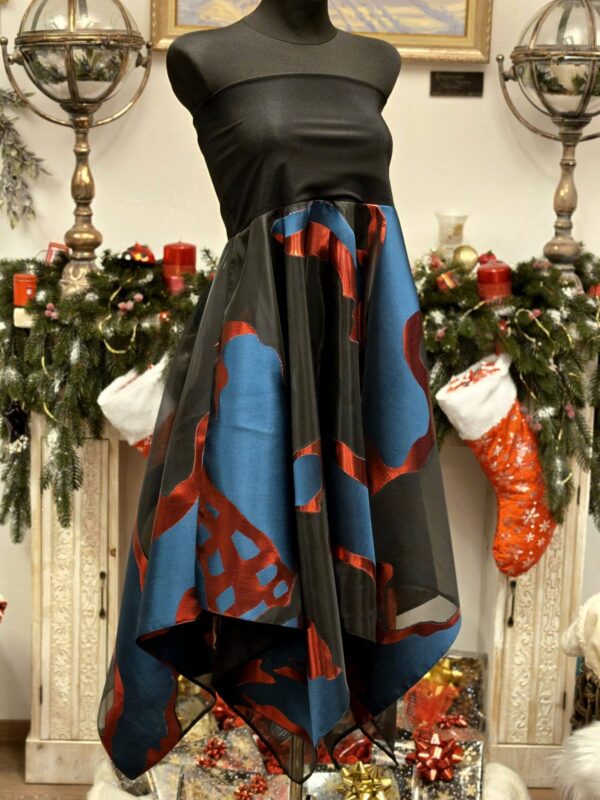 kimono d 4 "tulihobu" punane sinakasroheline