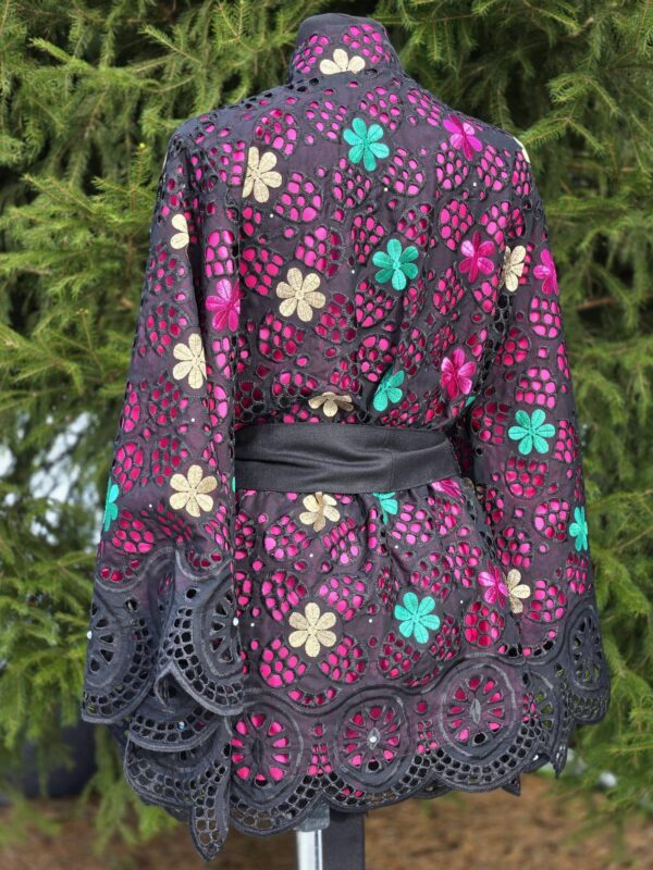 kimono/jakk d 4 "võrkpits fuksial"