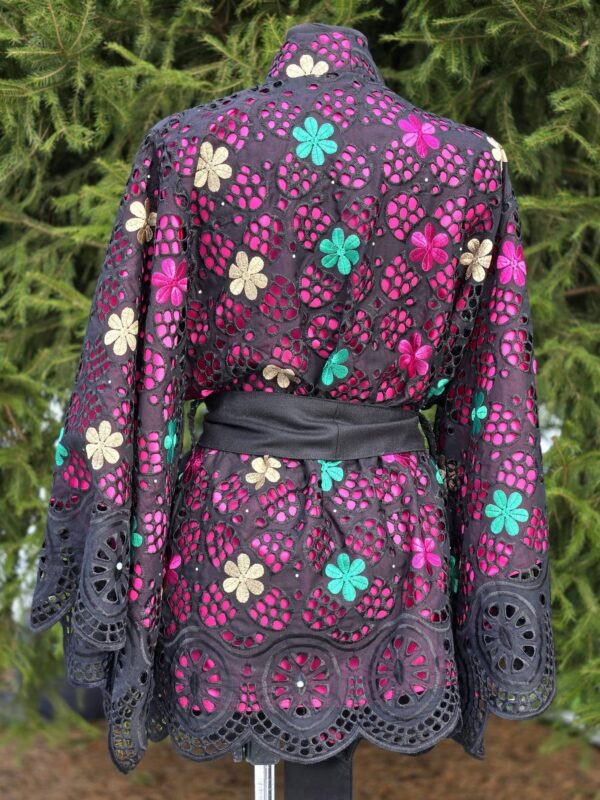 kimono/jakk d 4 "võrkpits fuksial"