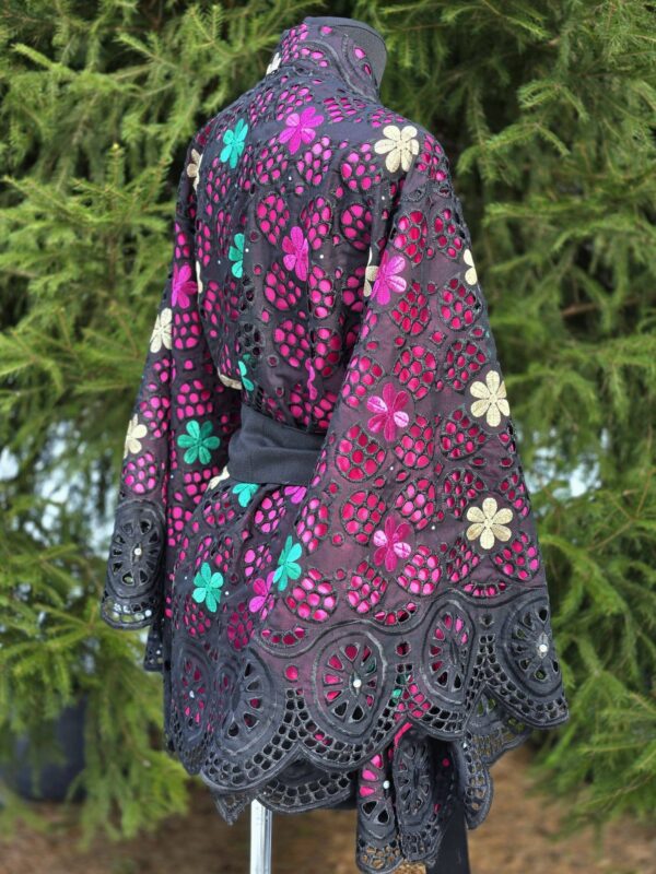 kimono/jakk d 4 "võrkpits fuksial"