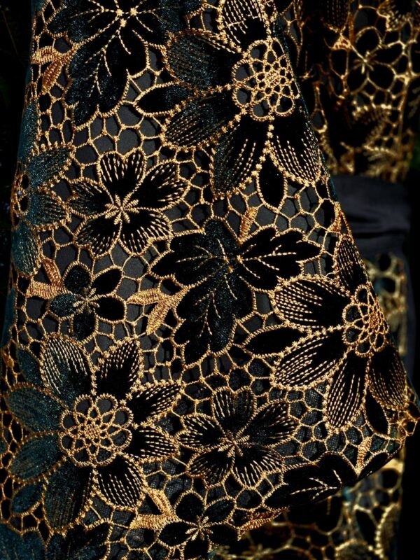 kimono/jakk d 4 "lux samet" roheline