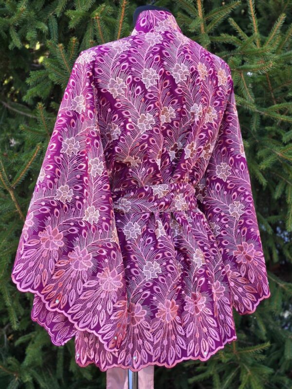 kimono d 4 "harri potter" roosa/burgundia