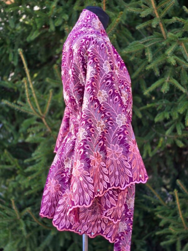 kimono d 4 "harri potter" roosa/burgundia