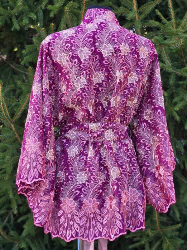 kimono d 4 "harri potter" roosa/burgundia