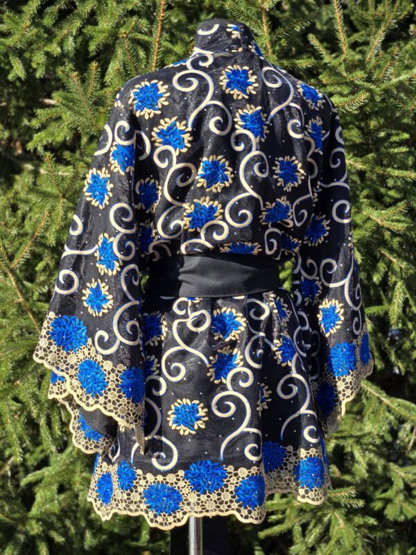 kimono/jakk d 4 "voila" sinise lillega