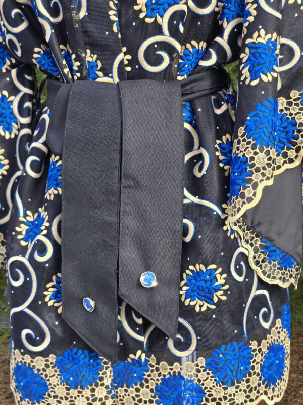 kimono/jakk d 4 "voila" sinise lillega