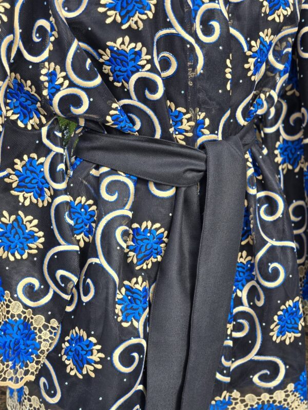 kimono/jakk d 4 "voila" sinise lillega
